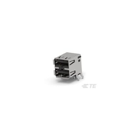 Te Connectivity REC ASSY RIGHT ANGLE STACKED THRUHOLE US 292323-6
